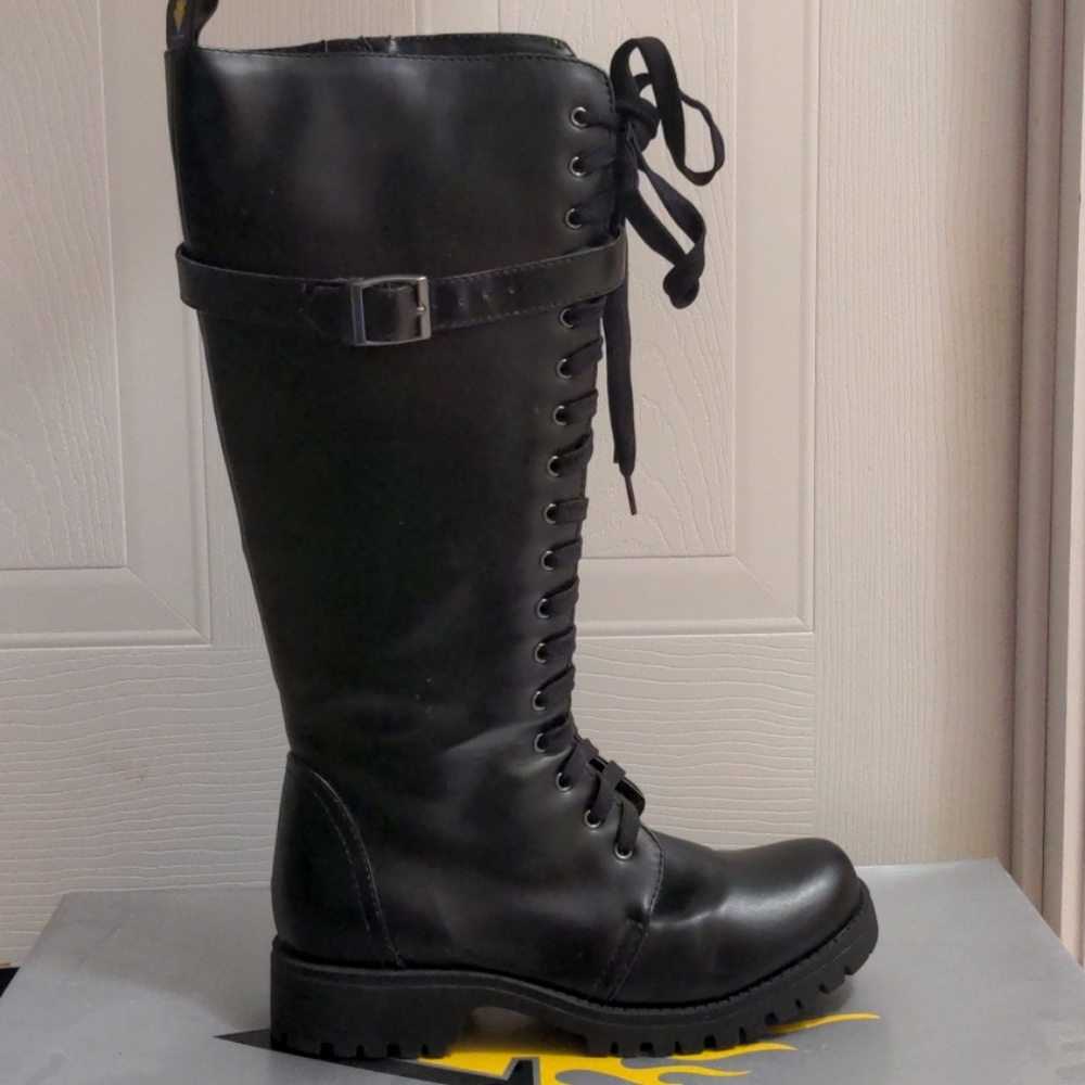 Black Combat Boots